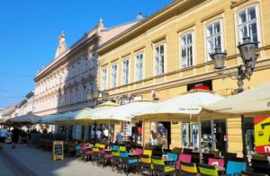 Novi Sad on viehättävä yliopistokaupunki.
